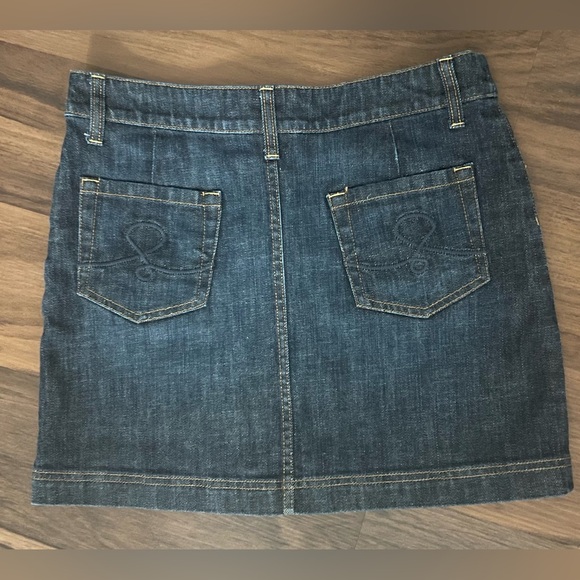 Lily Pulitzer Denim Mini Skirt Sz 4 - Picture 4 of 4